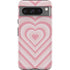 Pink Heart Pattern Google Pixel 8 Pro Impact Case